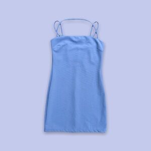 Y2k Charlotte Russe baby blue mini dress